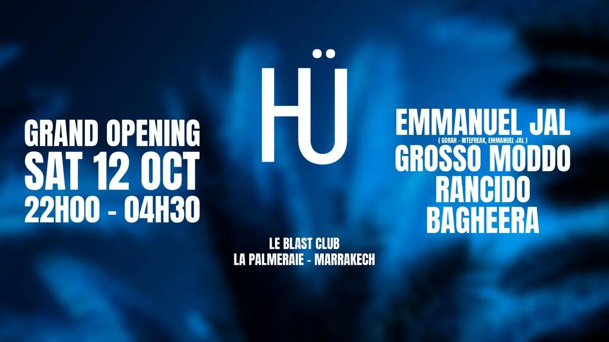 HÜNA OPENING : Emmanuel Jal, GrossoModdo, Rancido & Bagheera