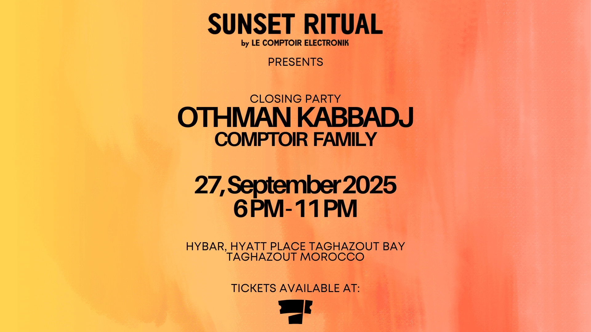 SUNSET RITUAL (CLOSING PARTY)
