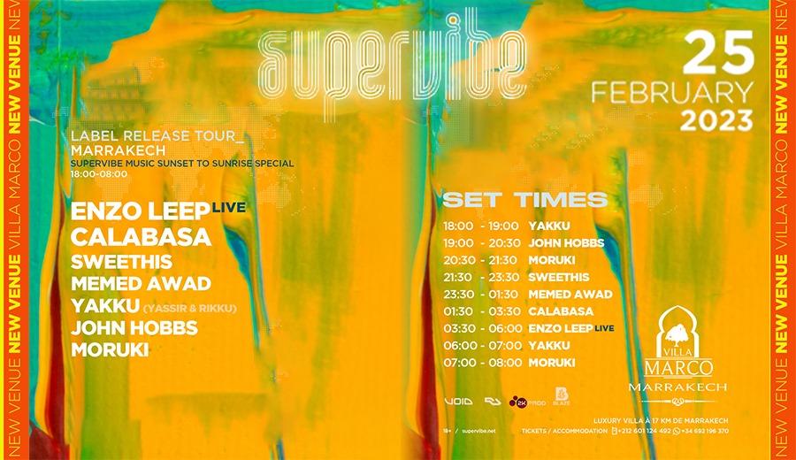 Supervibe Music Label Release Tour